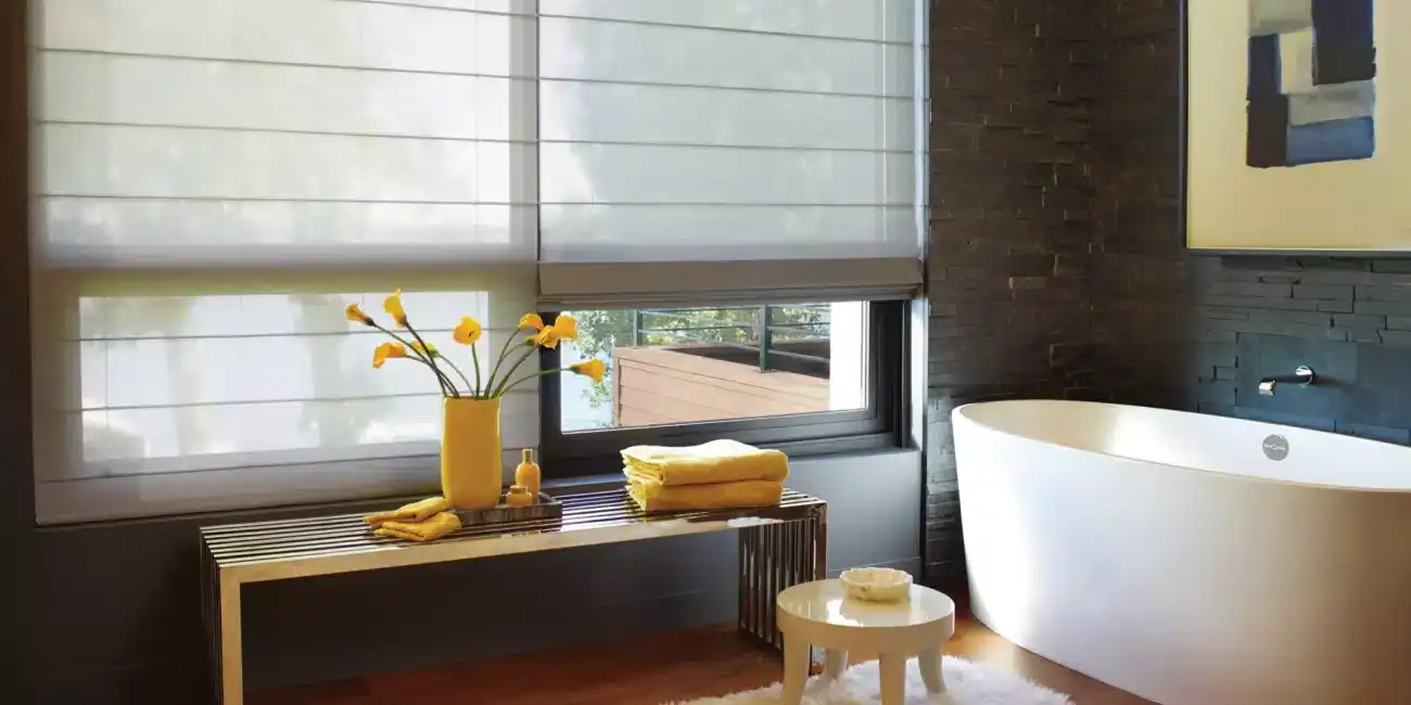 Alustra Woven Textures Roman Shades