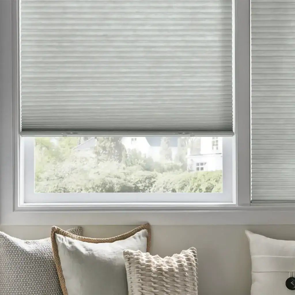 Elegant cellular shades for light control and privacy.